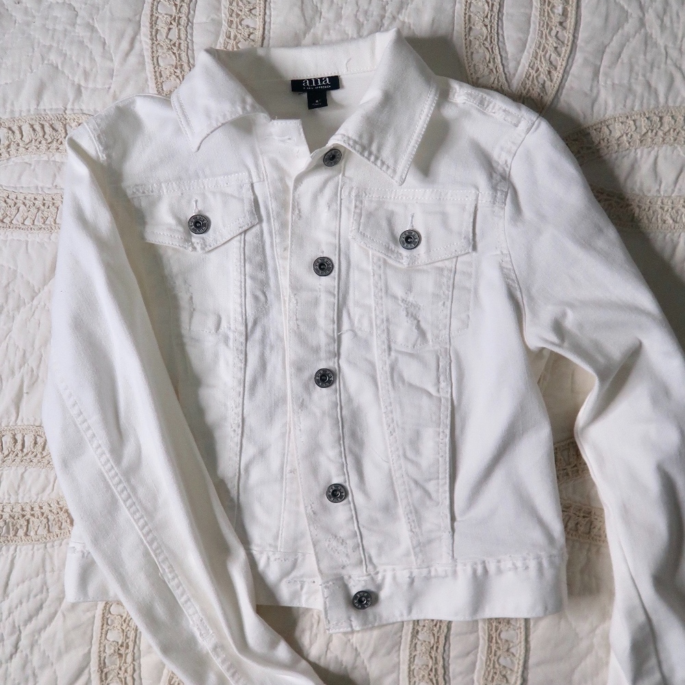 White Denim Jacket
